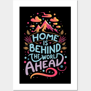 Home is Behind, the Words Ahead - Typography - Fantasy Posters and Art